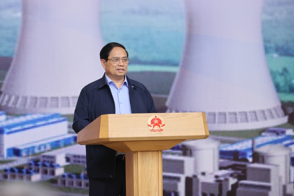 Thủ tướng Phạm Minh Chính chủ trì phiên họp thứ ba của Ban Chỉ đạo xây dựng nhà máy điện hạt nhân - Ảnh: VGP/Nhật Bắc Thủ tướng Phạm Minh Chính chủ trì phiên họp thứ ba của Ban Chỉ đạo xây dựng nhà máy điện hạt nhân - Ảnh: VGP/Nhật Bắc