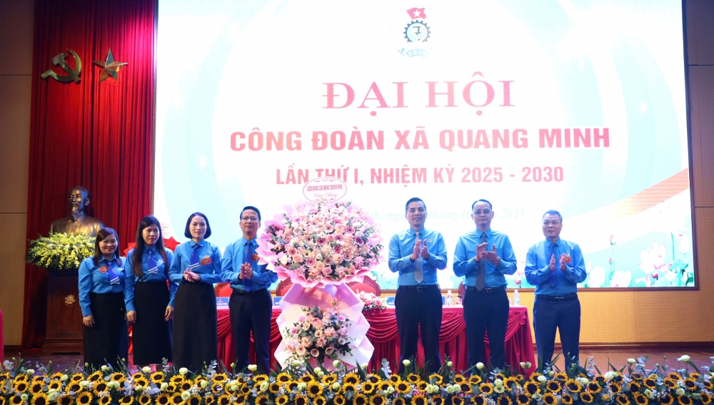 Công đoàn xã Quang Minh nâng cao năng lực chăm lo cho người lao động Công đoàn xã Quang Minh nâng cao năng lực chăm lo cho người lao động