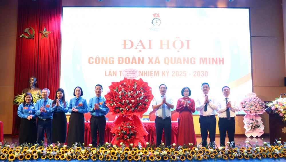 Công đoàn xã Quang Minh nâng cao năng lực chăm lo cho người lao động Công đoàn xã Quang Minh nâng cao năng lực chăm lo cho người lao động