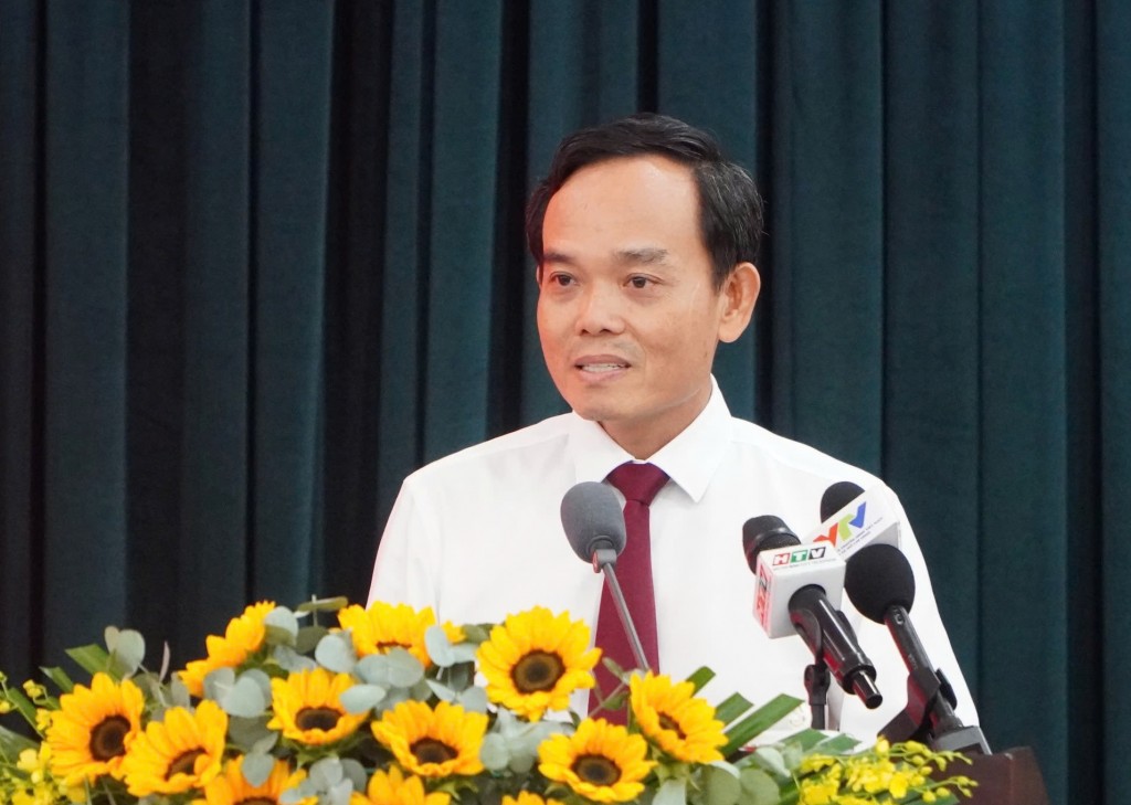 Bí thư Thành ủy TP Hồ Chí Minh Trần Lưu Quang phát biểu tại hội nghị Bí thư Thành ủy TP Hồ Chí Minh Trần Lưu Quang phát biểu tại hội nghị