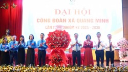 Công đoàn xã Quang Minh tích cực chăm lo cho người lao động