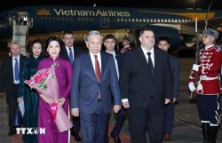Tổng Bí thư Tô Lâm và Phu nhân bắt đầu thăm chính thức Cộng hòa Bulgaria
