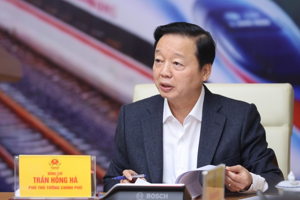 Phó Thủ tướng Trần Hồng Hà phát biểu tại phiên họp - Ảnh: VGP/Nhật Bắc Phó Thủ tướng Trần Hồng Hà phát biểu tại phiên họp - Ảnh: VGP/Nhật Bắc