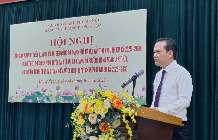 Phường Đông Ngạc lan tỏa tinh thần Nghị quyết Đại hội trong từng chương trình hành động
