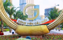 Công viên Cầu Giấy “thay áo mới", chính thức đón khách trở lại