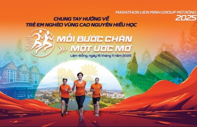 Marathon Liên Minh mở rộng 2025: “Mỗi bước chân - một ước mơ”