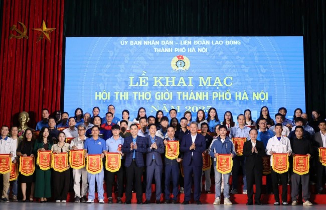 Khai mạc Hội thi thợ giỏi thành phố Hà Nội năm 2025
