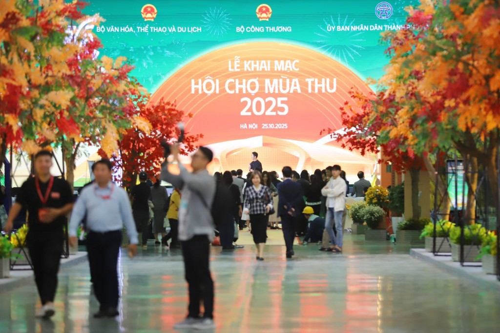 Hội chợ Mùa Thu lần thứ nhất - 2025 trước giờ khai mạc