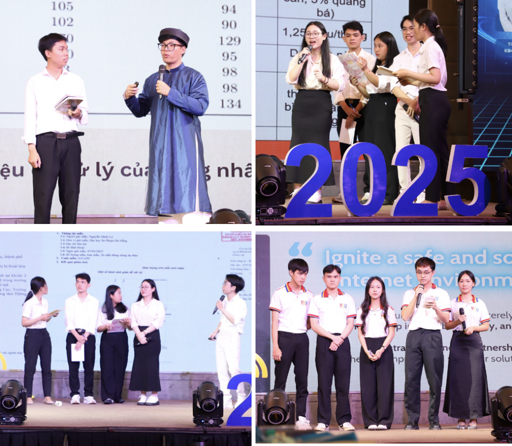 Các dự án dự thi thuộc nhiều lĩnh như công nghiệp, chế tạo và năng lượng tái tạo; trí tuệ nhân tạo (AI), dữ liệu lớn (Big Data), kinh tế xanh…