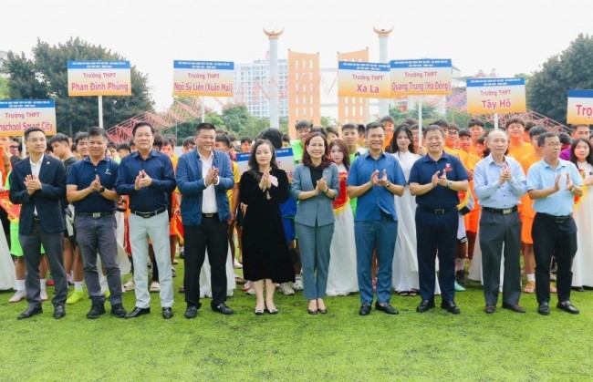 Giải bóng đá học sinh THPT Hà Nội - An ninh Thủ đô quy tụ 125 đội tham dự