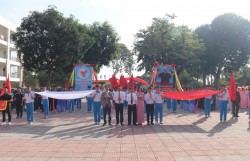 Gần 1.000 vận động viên tham gia Đại hội Thể dục Thể thao xã Thuận An lần thứ I