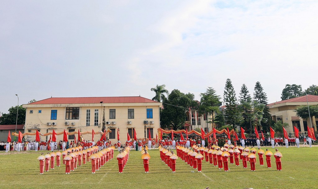 Một tiết mục đồng diễn đặc sắc tại chương trình Một tiết mục đồng diễn đặc sắc tại chương trình