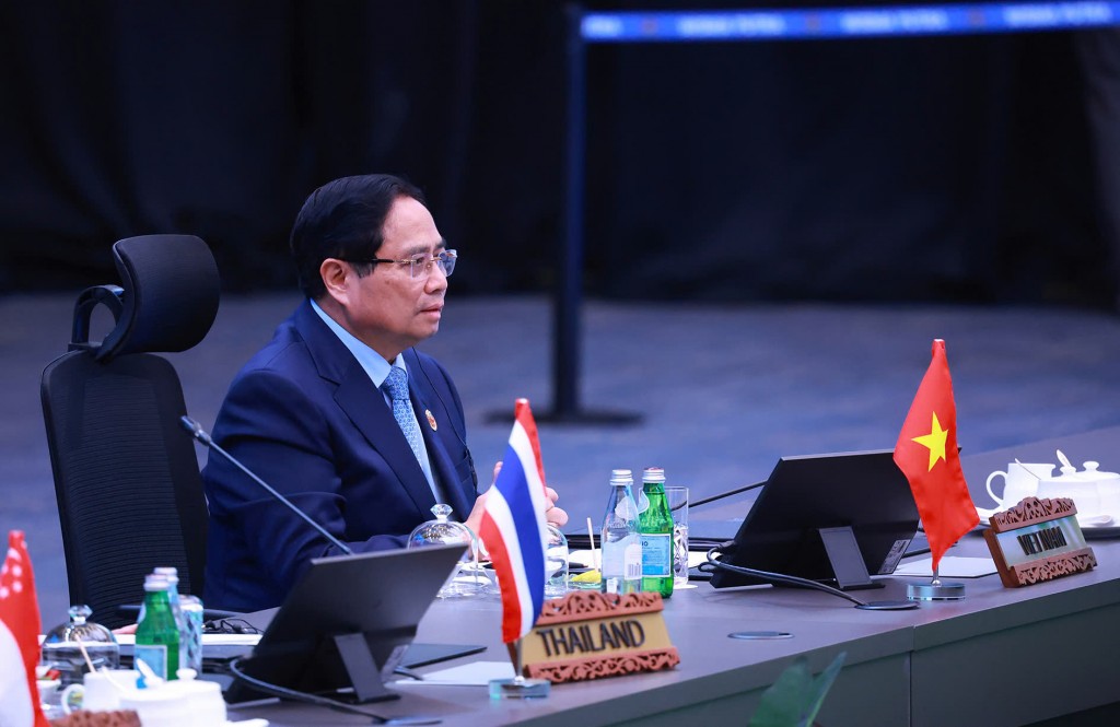 Thủ tướng Phạm Minh Chính dự Hội nghị Cấp cao lần 3 Cộng đồng châu Á phát thải bằng 0 - Ảnh: TTXVN