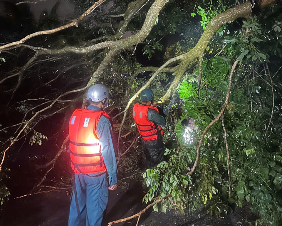 Chính quyền cùng người dân chung sức ứng phó triều cường Chính quyền cùng người dân chung sức ứng phó triều cường