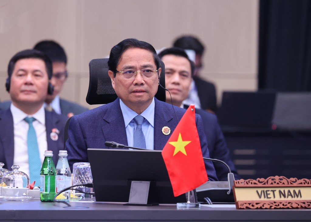 Thủ tướng đề xuất 3 định hướng tăng cường hợp tác ASEAN+3 trong tình hình mới - Ảnh: VGP/Nhật Bắc Thủ tướng đề xuất 3 định hướng tăng cường hợp tác ASEAN+3 trong tình hình mới - Ảnh: VGP/Nhật Bắc