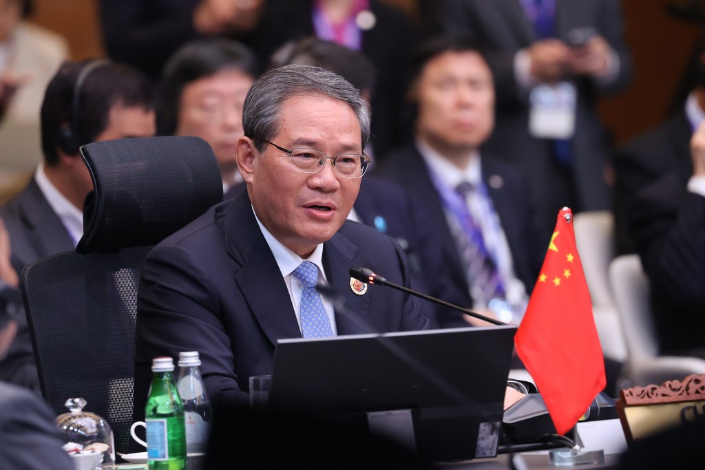 Thủ tướng Trung Quốc Lý Cường phát biểu tại Hội nghị - Ảnh: VGP/Nhật Bắc Thủ tướng Trung Quốc Lý Cường phát biểu tại Hội nghị - Ảnh: VGP/Nhật Bắc