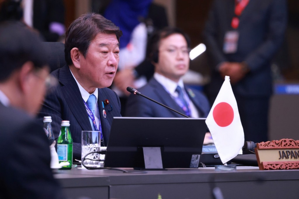 Bộ trưởng Ngoại giao Nhật Bản Motegi Toshimitsu phát biểu tại Hội nghị - Ảnh: VGP/Nhật Bắc Bộ trưởng Ngoại giao Nhật Bản Motegi Toshimitsu phát biểu tại Hội nghị - Ảnh: VGP/Nhật Bắc