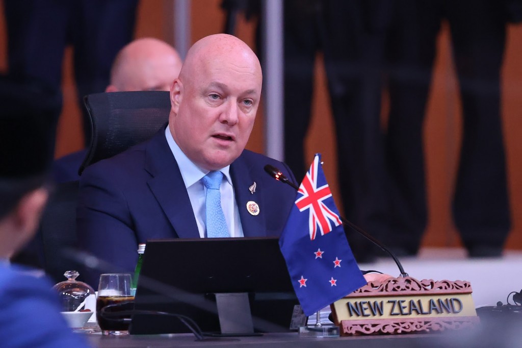 Thủ tướng New Zealand Christopher Luxon phát biểu tại Hội nghị - Ảnh: VGP/Nhật Bắc
