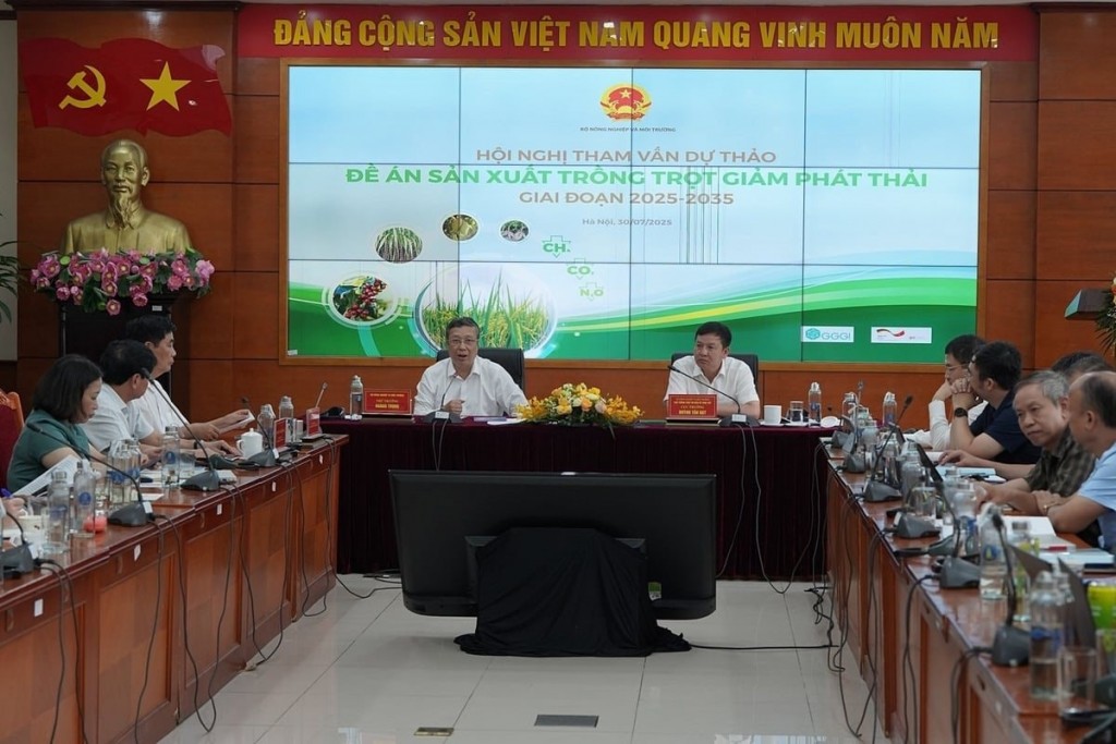 Hội nghị tham vấn Dự thảo “Đề án sản xuất trồng trọt giảm phát thải giai đoạn 2025-2030”, do Bộ Nông nghiệp và Môi trường Hội nghị tham vấn Dự thảo “Đề án sản xuất trồng trọt giảm phát thải giai đoạn 2025-2030”, do Bộ Nông nghiệp và Môi trường