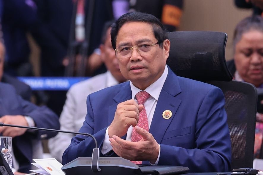 Thủ tướng Chính phủ Phạm Minh Chính đánh giá quan hệ Đối tác Chiến lược toàn diện ASEAN-Australia thời gian qua phát triển rất tích cực - Ảnh: VGP/Nhật Bắc Thủ tướng Chính phủ Phạm Minh Chính đánh giá quan hệ Đối tác Chiến lược toàn diện ASEAN-Australia thời gian qua phát triển rất tích cực - Ảnh: VGP/Nhật Bắc