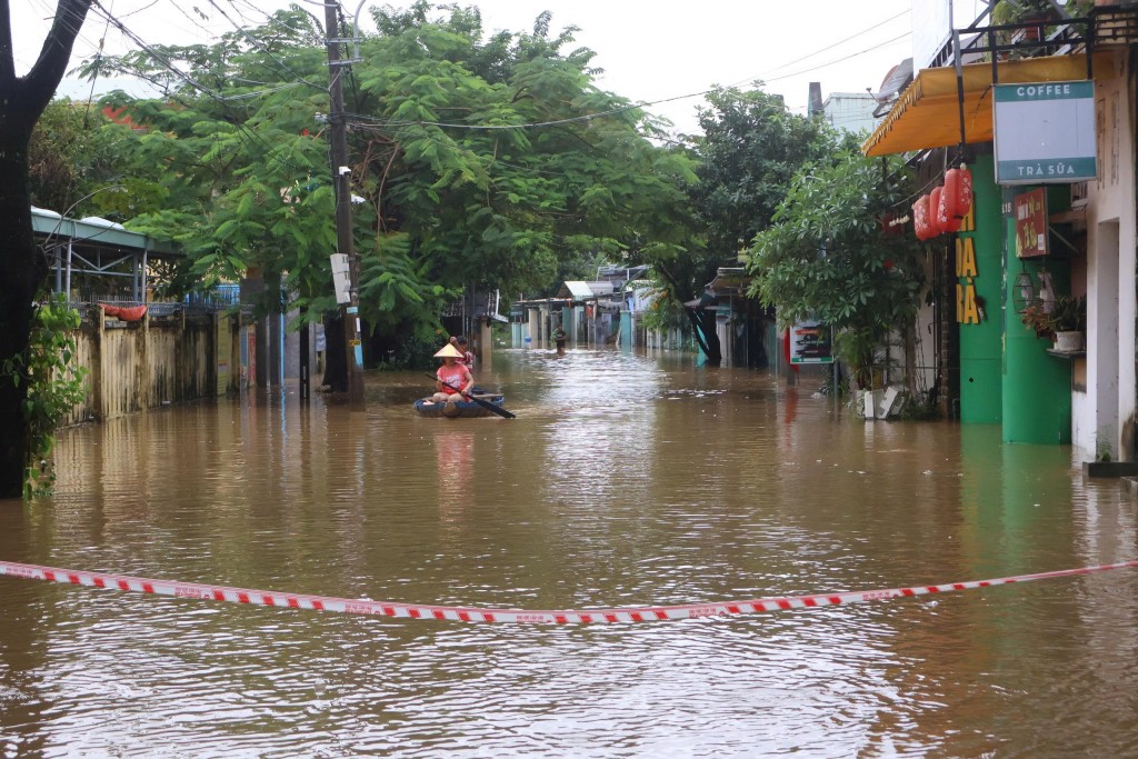 Diễn biến mưa lũ trong những ngày tới vẫn còn rất phưc tạp (Ảnh Đ.Minh)