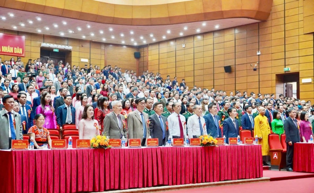 Các đại biểu dự Đại hội Thi đua yêu nước tỉnh Quảng Trị lần thứ I, giai đoạn 2025 - 2030 