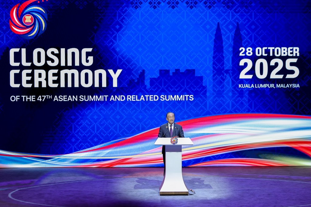 Thủ tướng Malaysia Anwar Ibrahim phát biểu bế mạc Hội nghị- Ảnh: VGP/Nhật Bắc