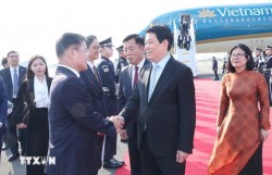 Chủ tịch nước Lương Cường đến Hàn Quốc, bắt đầu chương trình dự APEC 2025