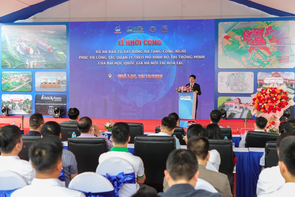 Khởi công Dự án hạ tầng công nghệ đô thị thông minh tại Hòa Lạc