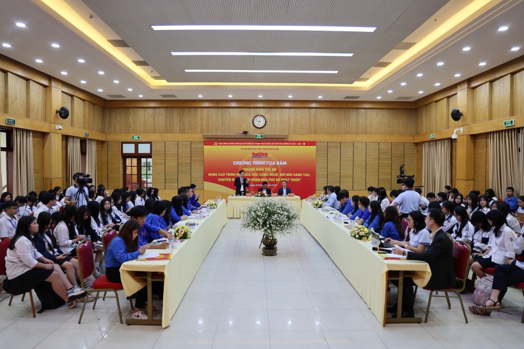 Thanh niên Thủ đô nâng cao trình độ khoa học công nghệ, đổi mới sáng tạo, chuyển đổi số góp phần đưa Thủ đô phát triển Thanh niên Thủ đô nâng cao trình độ khoa học công nghệ, đổi mới sáng tạo, chuyển đổi số góp phần đưa Thủ đô phát triển