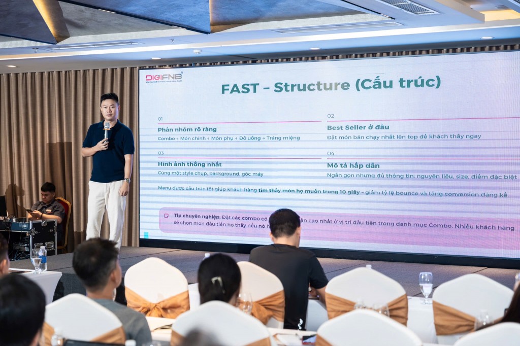 CEO DigiFnB Trần Quang Sang đúc kết công thức FAST - bốn trụ cột thành công trên nền tảng giao đồ ăn
