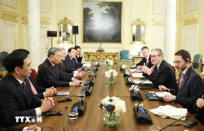 Thủ tướng Kier Starmer chủ trì Lễ đón chính thức Tổng Bí thư Tô Lâm