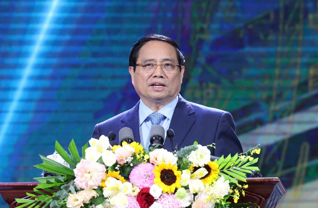 Thủ tướng nhấn mạnh, trong kỷ nguyên mới, công tác phòng, chống tham nhũng, lãng phí, tiêu cực tiếp tục được Đảng, Nhà nước ta xác định là một nhiệm vụ trọng tâm vừa cấp bách, vừa lâu dài, là tiền đề quan trọng thúc đẩy sự phát triển nhanh và bền vững của đất nước - Ảnh: VGP/Nhật Bắc