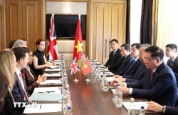 Tổng Bí thư Tô Lâm hội kiến Chủ tịch đảng Bảo thủ Anh Kemi Badenoch