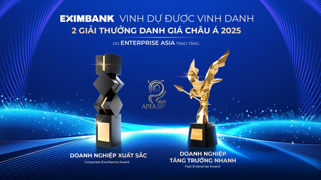 Eximbank được vinh danh tại Asia Pacific Enterprise Awards (APEA) 2025