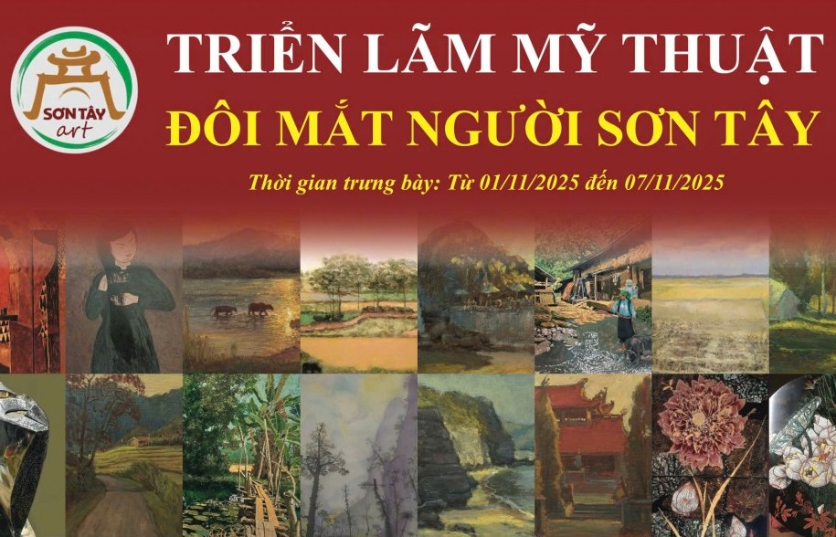 “Đôi mắt người Sơn Tây” - tình quê trong sắc màu đương đại