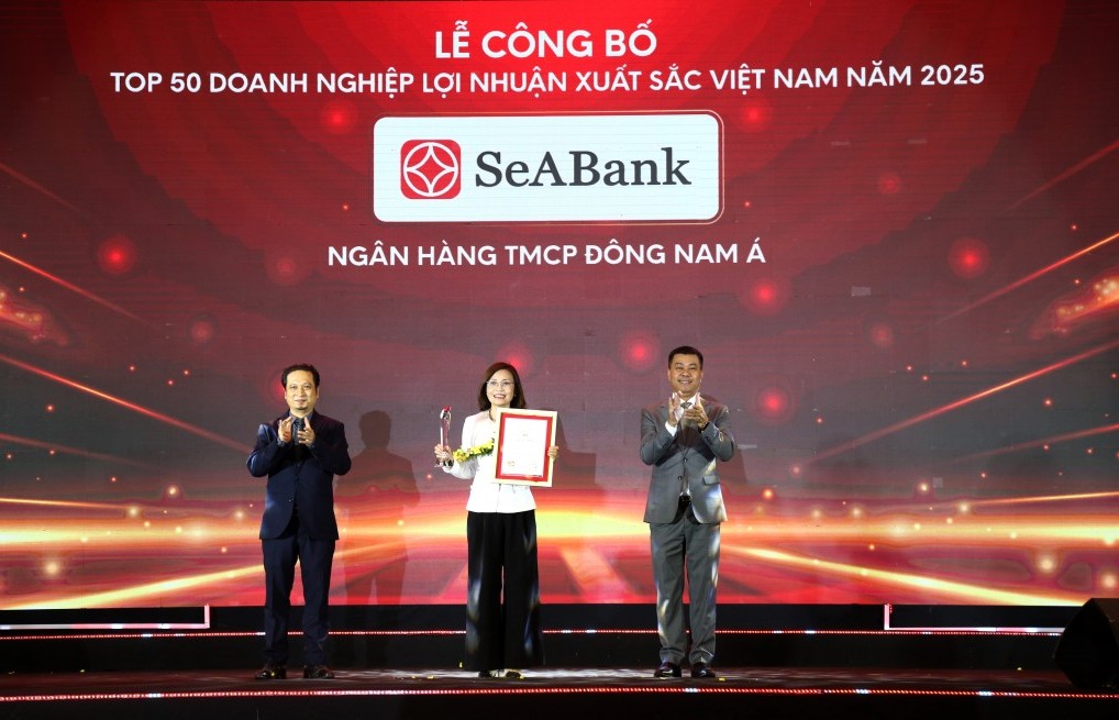 SeABank 6 năm liền vững vị trí trong Top 50 doanh nghiệp lợi nhuận xuất sắc Việt Nam