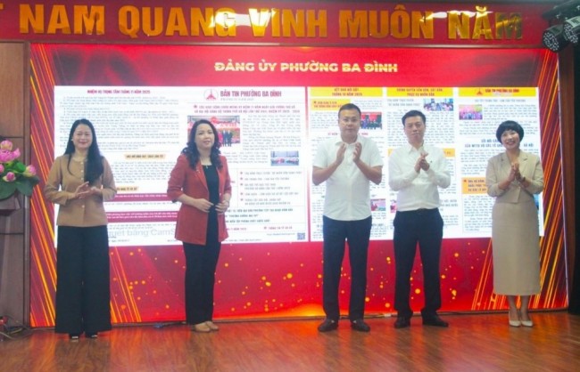 Bản tin phường Ba Đình - ấn phẩm truyền thông hữu hiệu