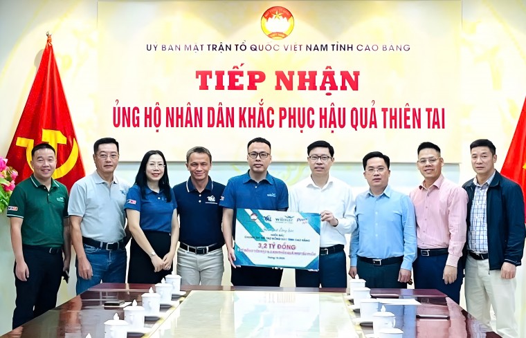 Tập đoàn Wilmar CLV trao tặng 15 tỉ đồng hỗ trợ người dân khắc phục hậu quả bão lũ