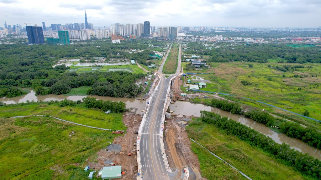 Toàn cảnh tuyến đường Liên Phường sắp thông xe, mở ra mạch giao thông