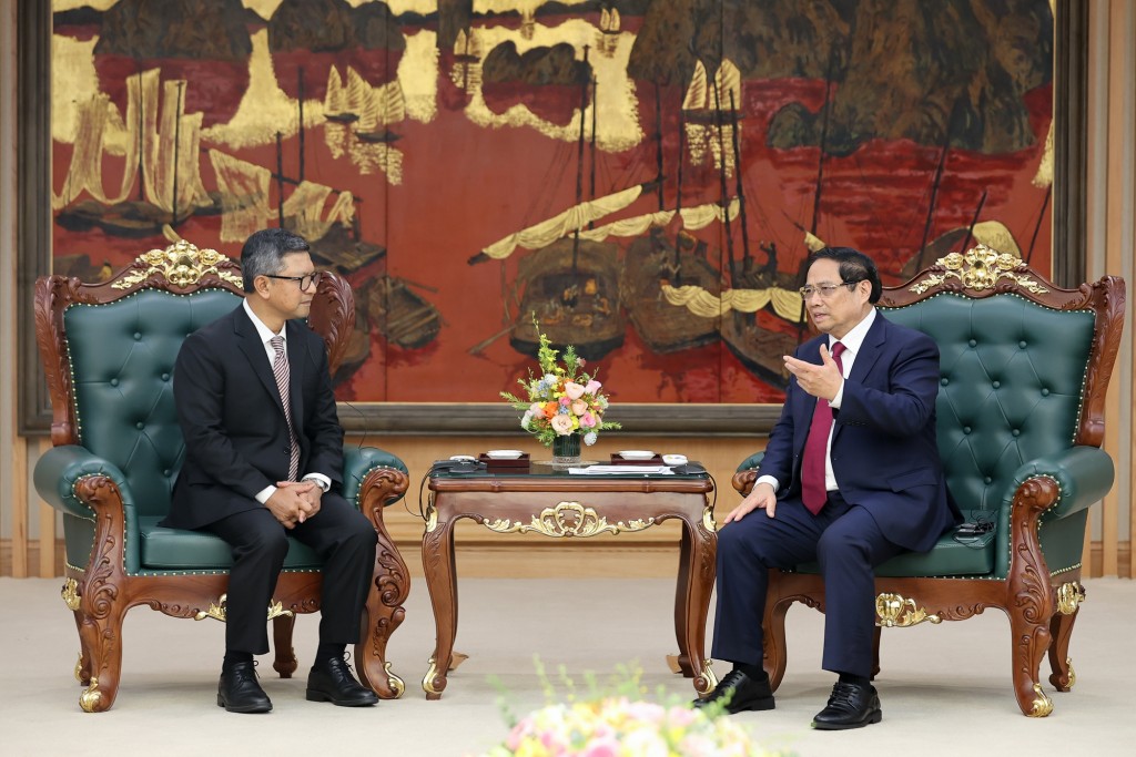 Thủ tướng đề nghị hai triển khai hiệu quả các thỏa thuận cấp cao, sớm xây dựng Chương trình hành động triển khai quan hệ Đối tác Chiến lược Toàn diện Việt Nam-Indonesia - Ảnh: VGP/Nhật Bắc