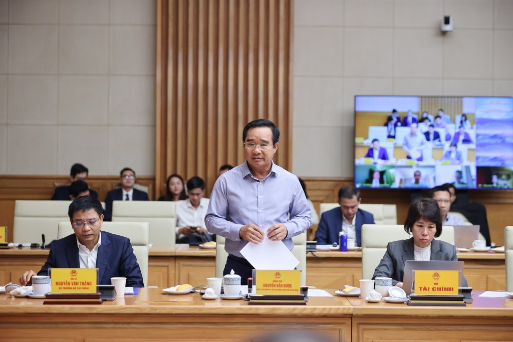 Chủ tịch UBND TPHCM Nguyễn Văn Được phát biểu - Ảnh: VGP/Nhật Bắc Chủ tịch UBND TPHCM Nguyễn Văn Được phát biểu - Ảnh: VGP/Nhật Bắc