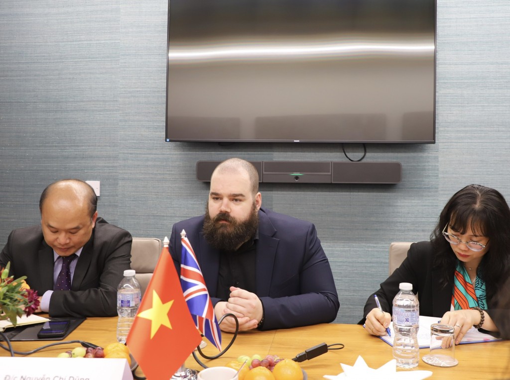 Lãnh đạo Tập đoàn Cundall phát biểu - Ảnh: VGP/Thu Sa