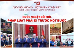 Dấu ấn lịch sử trong đổi mới tư duy lập pháp