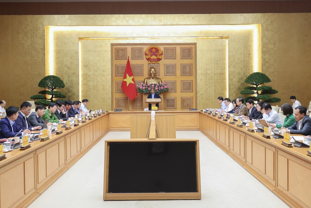 Thủ tướng nhấn mạnh các định hướng, quan điểm trong phát triển sàn dữ liệu tại Việt Nam - Ảnh: VGP/Nhật Bắc