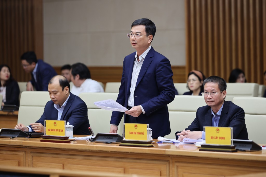 Phó Thống đốc Ngân hàng Nhà nước Phạm Thanh Hà phát biểu - Ảnh: VGP/Nhật Bắc