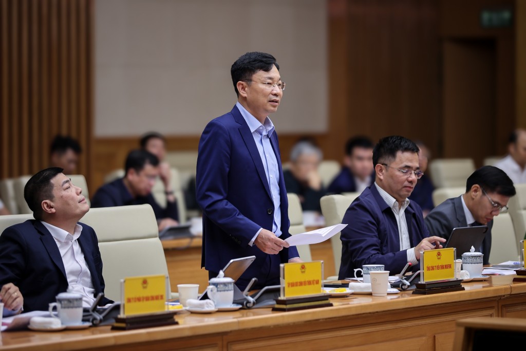 Đại diện Mobifone phát biểu - Ảnh: VGP/Nhật Bắc