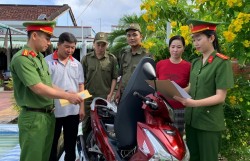 Công an Cà Mau huy động sức dân làm sạch dữ liệu quản lý phương tiện