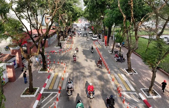 Hà Nội lan tỏa mô hình cổng trường thân thiện an toàn giao thông