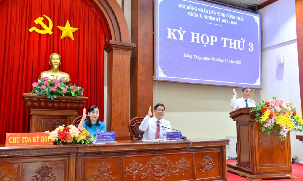 HĐND Đồng Tháp thông qua 11 nghị quyết thúc đẩy phát triển toàn diện